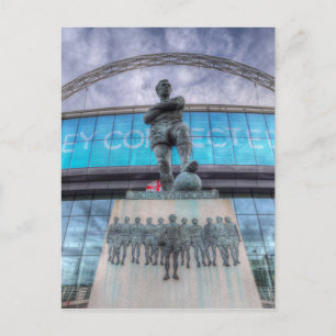 Bobby Moore Statue Wembley Stadium Postcard