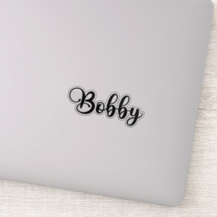Bobby Name - Handwritten Calligraphy