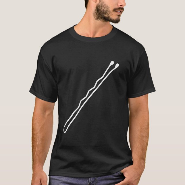 Bobby Pin Hairpin Hairdresser Hairstylist Beauty S T-Shirt (Front)