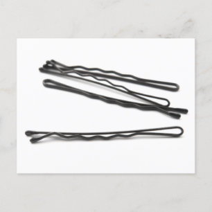 Bobby pins postcard