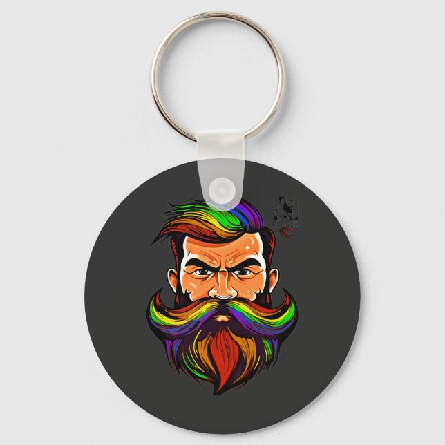 Bobby_PrideMonth2024 Key Ring (Front)