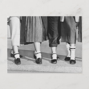 Bobby Socks, 1953 Postcard