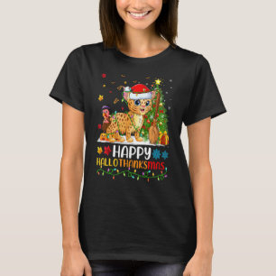 Bobcat Animal   Happy Bobcat Hellothanksmas T-Shirt