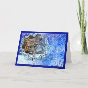 Bobcat Christmas Greeting Card