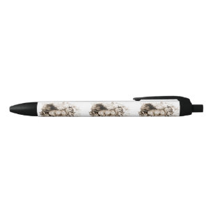 Bobcat Family Black Ink Pen
