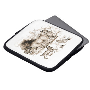 Bobcat Family Laptop Sleeve