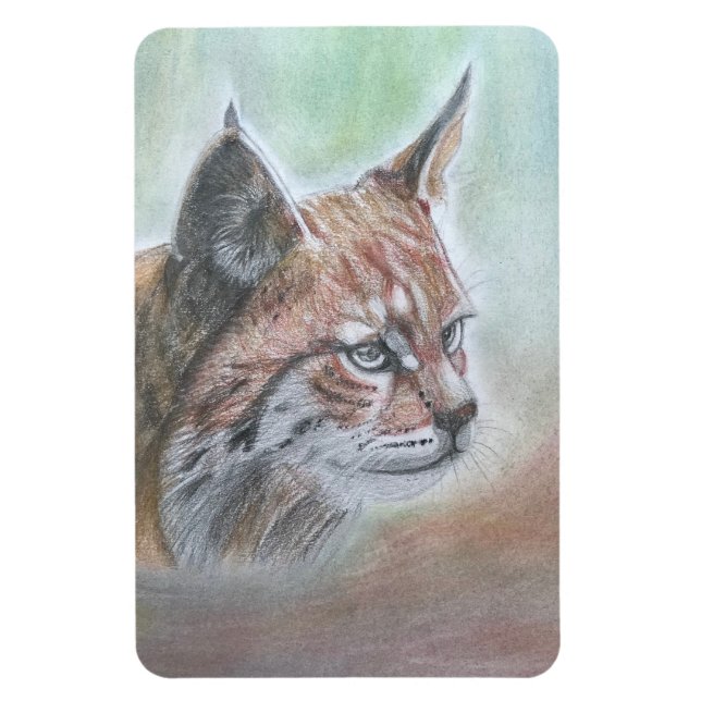 Bobcat Flexible Fridge Magnet (Vertical)