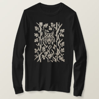 Bobcat Forest Wildlife Graphic T-Shirt