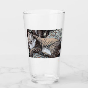 Bobcat Glass Cup
