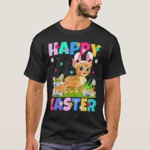 Bobcat Happy Easter Bunny Bobcat Easter Sunday T-Shirt