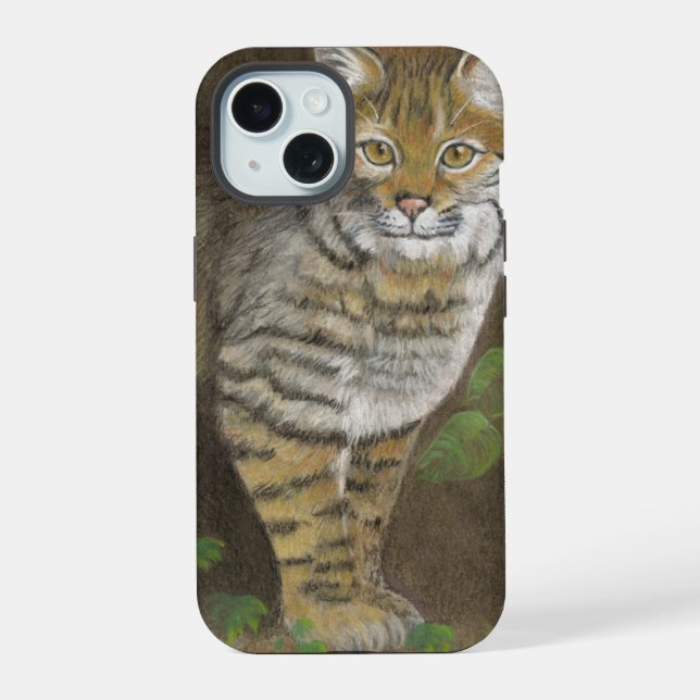 Bobcat iPhone 15 Case (Back)