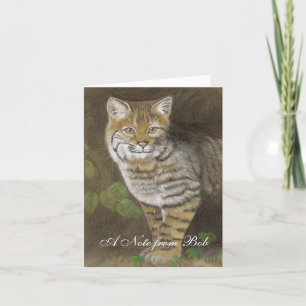 Bobcat Note Card