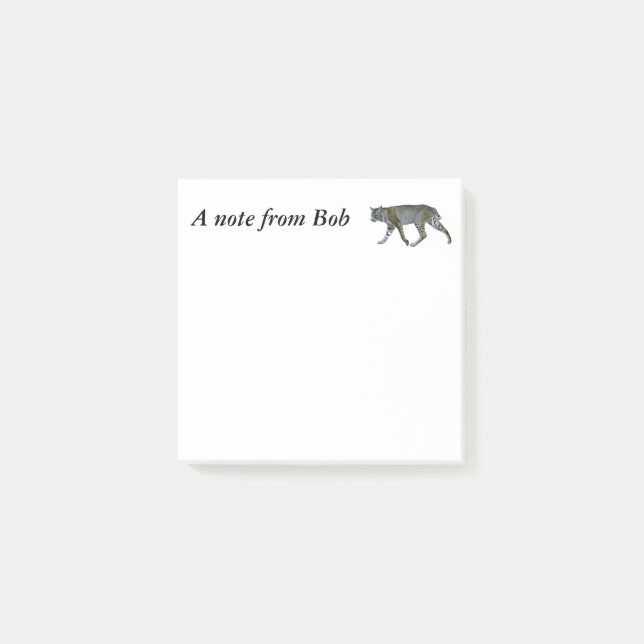 Bobcat Post-it Notes (Front)