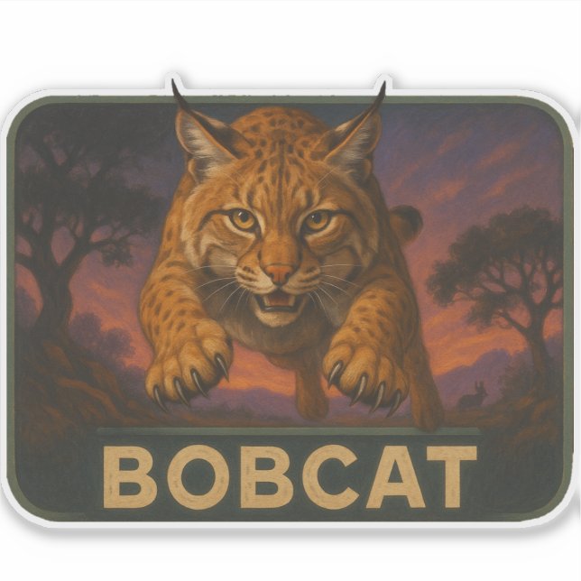 Bobcat Sticker (Front)