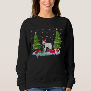 Bobcat Xmas Tree Lighting Men Women Ugly Christmas Sweatshirt
