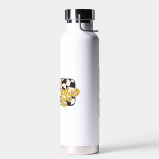 Bobcats Chequerboard Water Bottle: Gold Water Bottle