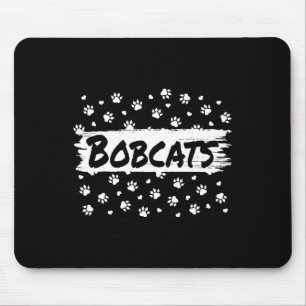Bobcats Mascot School Spirit Men Women Leopard Foo Mouse Mat