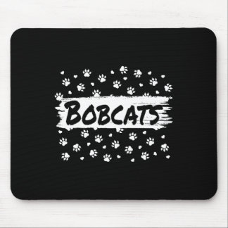 Bobcats Mascot School Spirit Men Women Leopard Foo Mouse Mat