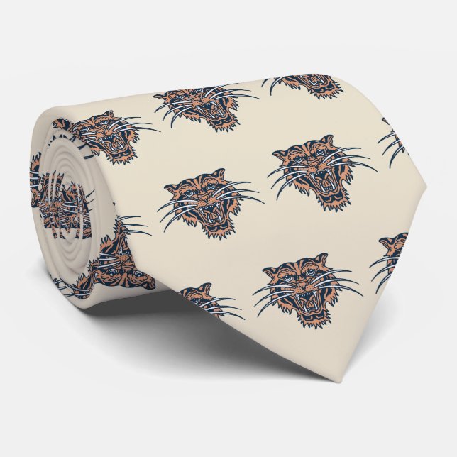 Bobcats Wildcats Sports Team Neck Tie (Rolled)