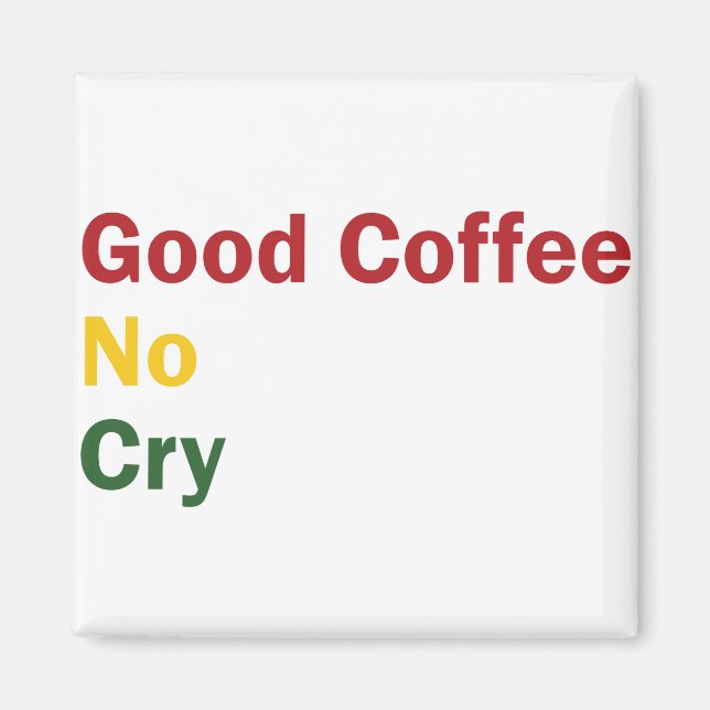 BobCoffee Magnet (Front)