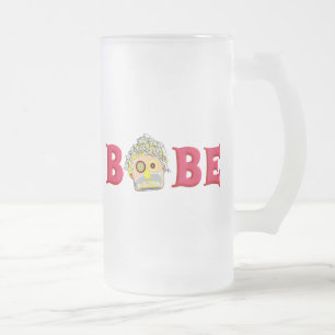 Bobe Frosted Glass Beer Mug