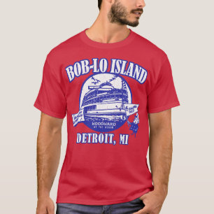 Boblo Island MI vintage distressed look T-Shirt