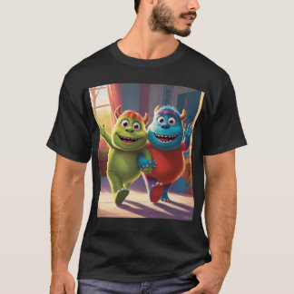 Bobo and Zippy: Bright Friends in a Monster World T-Shirt