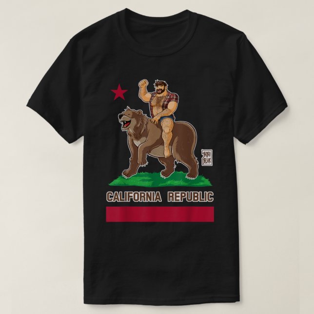 Bobo Bear - California Bears  T-Shirt (Design Front)