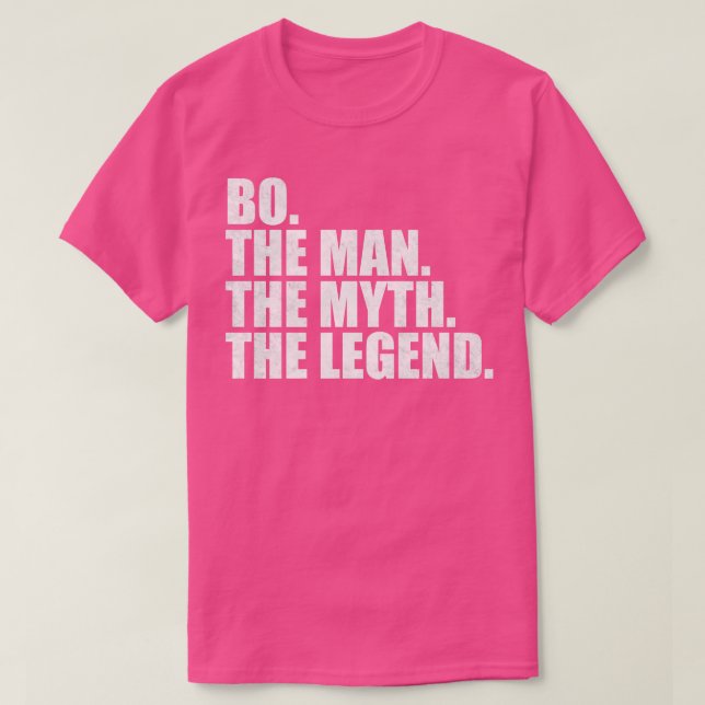 BoBo Name Bo given name T-Shirt (Design Front)