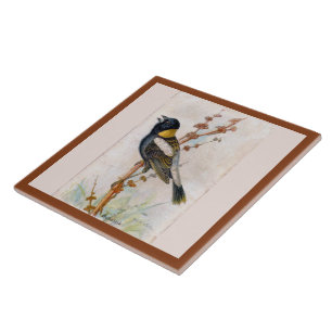 Bobolink Large Bird Ceramic Tile