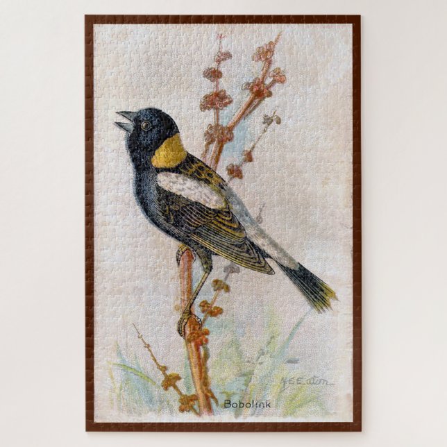 Bobolink Large Bird Puzzle (Vertical)