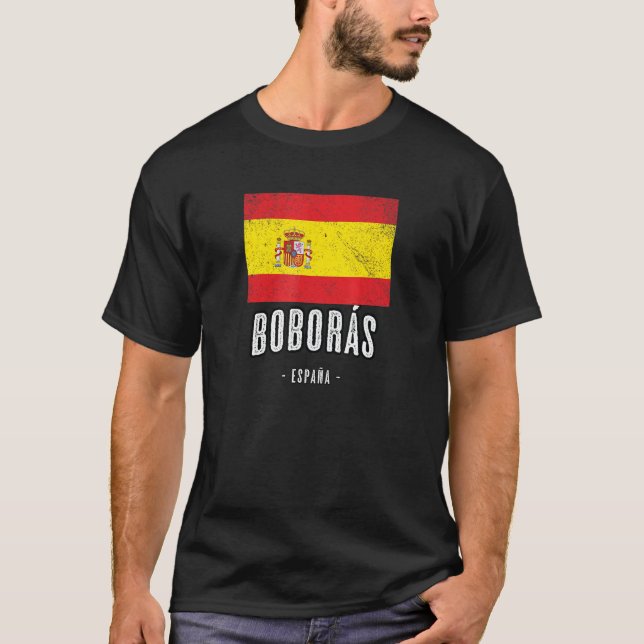 Bobors Spain Es Flag City - Bandera Ropa - T-Shirt (Front)
