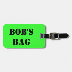Bob's Bag Luggage Tag