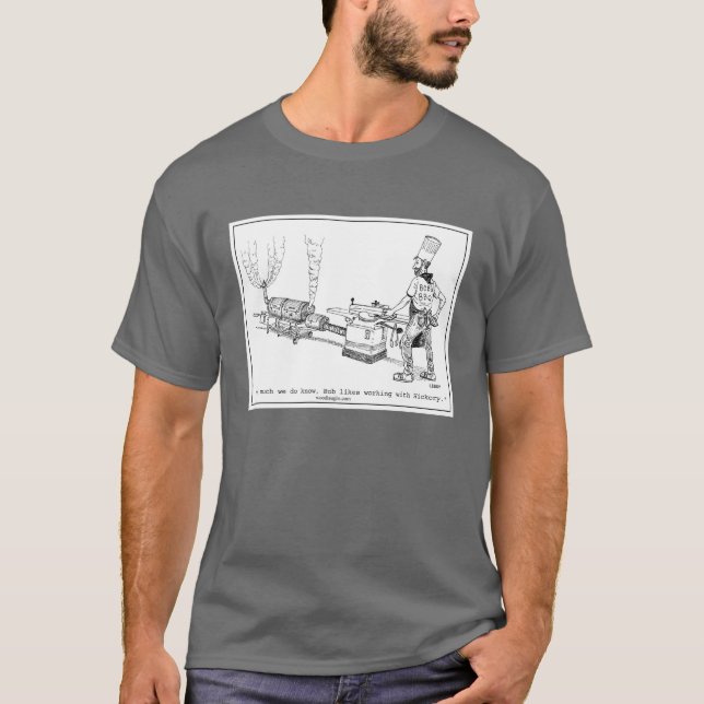 Bob's BBQ Cartoon T-Shirt (Front)