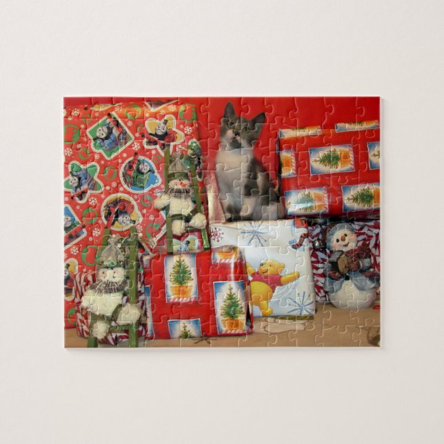 Bob's Christmas Puzzle - Cat / Kitten (Horizontal)