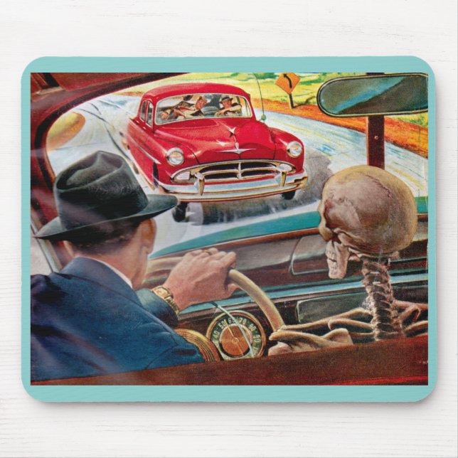 Bob's flesh-eating infection got the best of him mouse mat (Front)