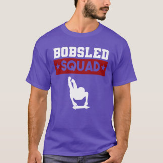 Bobsledding Winter Sport Bobsled Instructor vintag T-Shirt