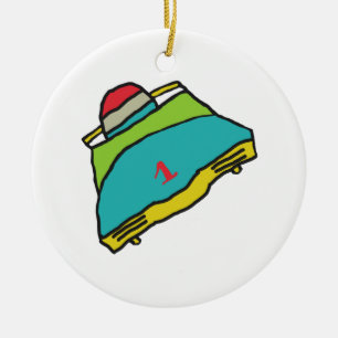 Bobsleigh Ceramic Tree Decoration