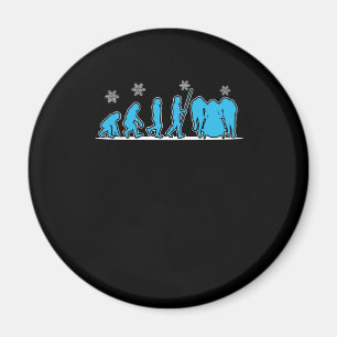 Bobsleigh Evo Winter Sports Fans Gift Magnet