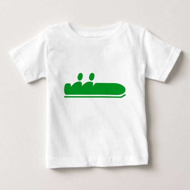 Bobsleigh - Grass Green Baby T-Shirt (Front)
