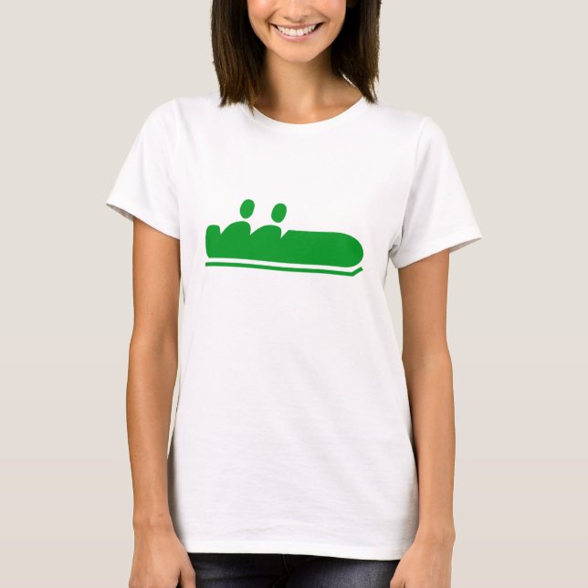 Bobsleigh - Grass Green T-Shirt (Front)