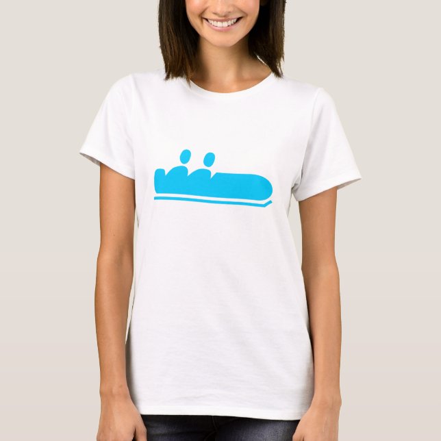 Bobsleigh - Sky Blue T-Shirt (Front)