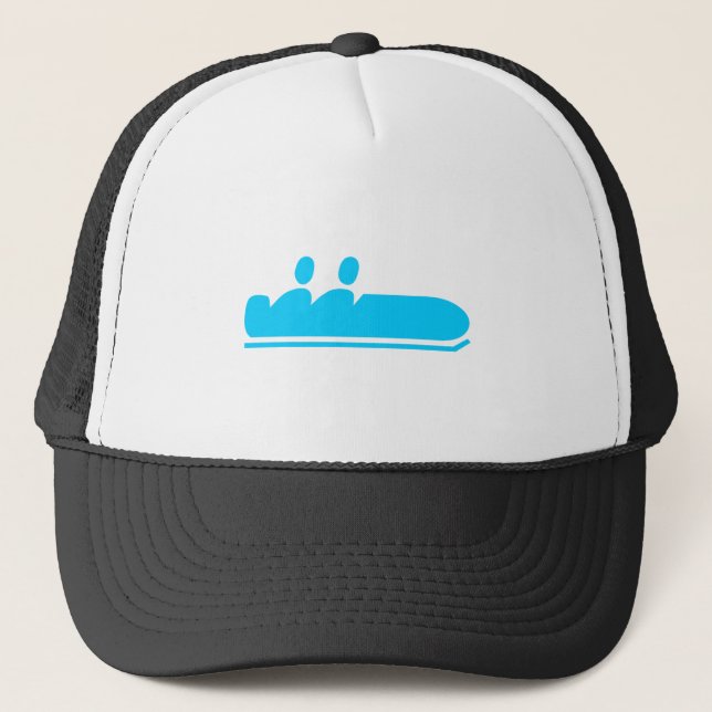 Bobsleigh - Sky Blue Trucker Hat (Front)