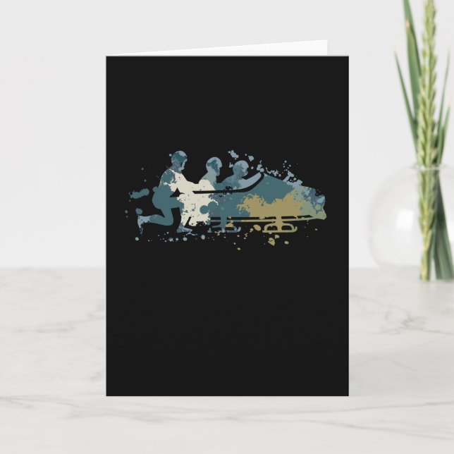 Bobsleigh Splash Card (Front)