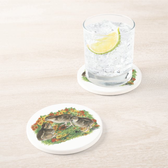 Bobwhite Garden Chicks Coaster (Side)