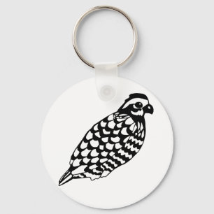 Bobwhite Keychain