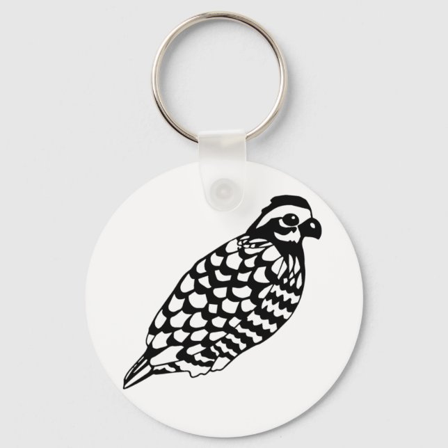 Bobwhite Keychain (Front)