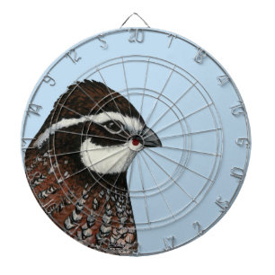Bobwhite Quail Head Dartboard