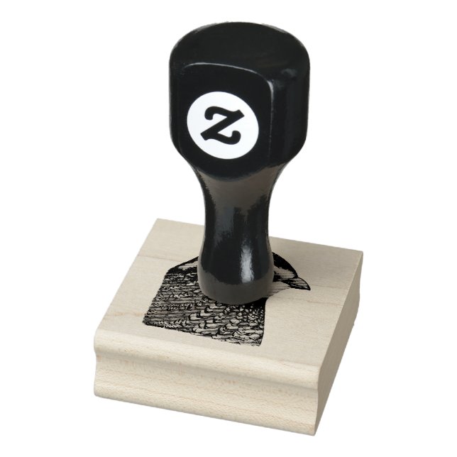 Bobwhite Quail Head Rubber Stamp (Stamp)
