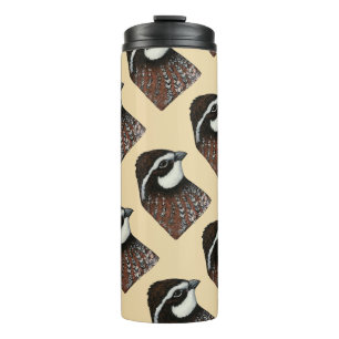 Bobwhite Quail Head Thermal Tumbler